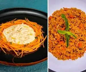 طرز تهیه بورانی هویج ساده و مقوی / یه غذای فوق العاده که سریع آماده میشه