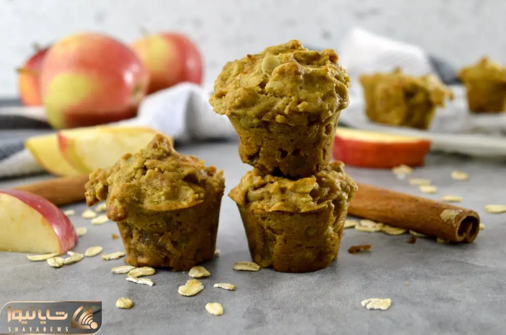 آموزش آشپزی؛ مقدار زیادی سیب، جو دو سر پرک و دارچین میشه این شیرینی خوشمزه