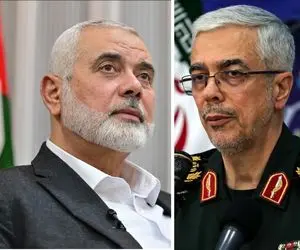 سرلشکر باقری: انتقام خون شهید هنیه از سرائیل قطعی است