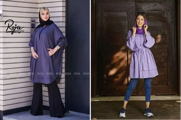 مانتوی بنفش