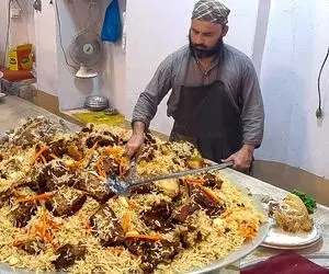 غذای افغانی ؛ کابلی پلو غذای جذاب افغانی ها که با کلی گوشت و نثار جذابش حسابی دل میبره