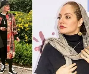 "مهناز افشار" دیگه مثل ایرانیا چیتانی نمیپوشه حسااابی غربی طور شده؛ چه لباس چین داری!