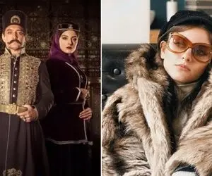 ژست کج و کوله "سارای گرجی" با عینک جوشکاری و یه مَن خززز؛ چراغ رنگی نصبیدی رو موهات؟