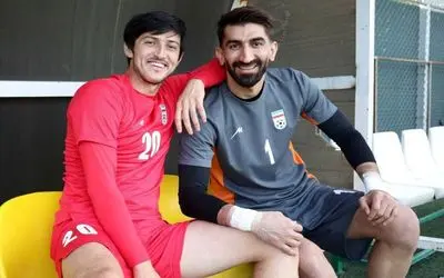 سکانس شاد/زن بیرانوند براش حنا گذاشته /سردار بهش میگه جذابیت های خودشو داره