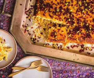 پیشنهاد سرآشپز؛ ته چین مرغ مجلسی با فوت کوزه گری