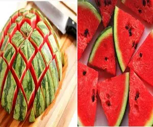 ترفندایی برای انتخاب شیرین ترین هندوانه بازار/ حرفه ایا اینطوری هندونه رو نگه میدارن