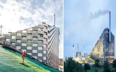 معماری‌های شگفت انگیز؛ بنای دو منظوره که صنعت و طبیعت را همزمان در آغوش می‌کشد!