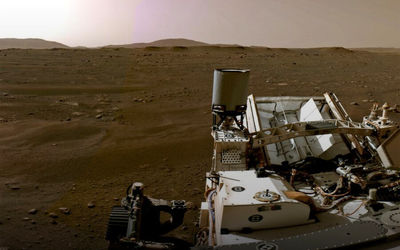 پیام مخفی در چتر مریخ‌ نورد "استقامت" کشف شد