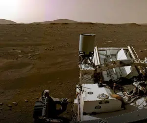 پیام مخفی در چتر مریخ‌ نورد "استقامت" کشف شد