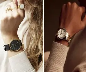 انواع ساعت های زنانه شیک که برای افراد با مچ دست های خیلی لاغر و خیلی چاق مناسب اند