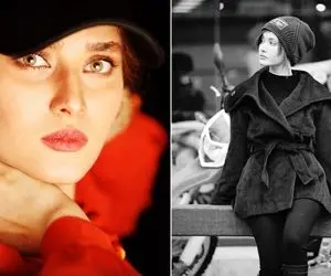 فاز برداشتن "ساناز سعیدی" تو طبیعت؛ با این سر و شکل وسط گَندما شبیه مترسکا شده!