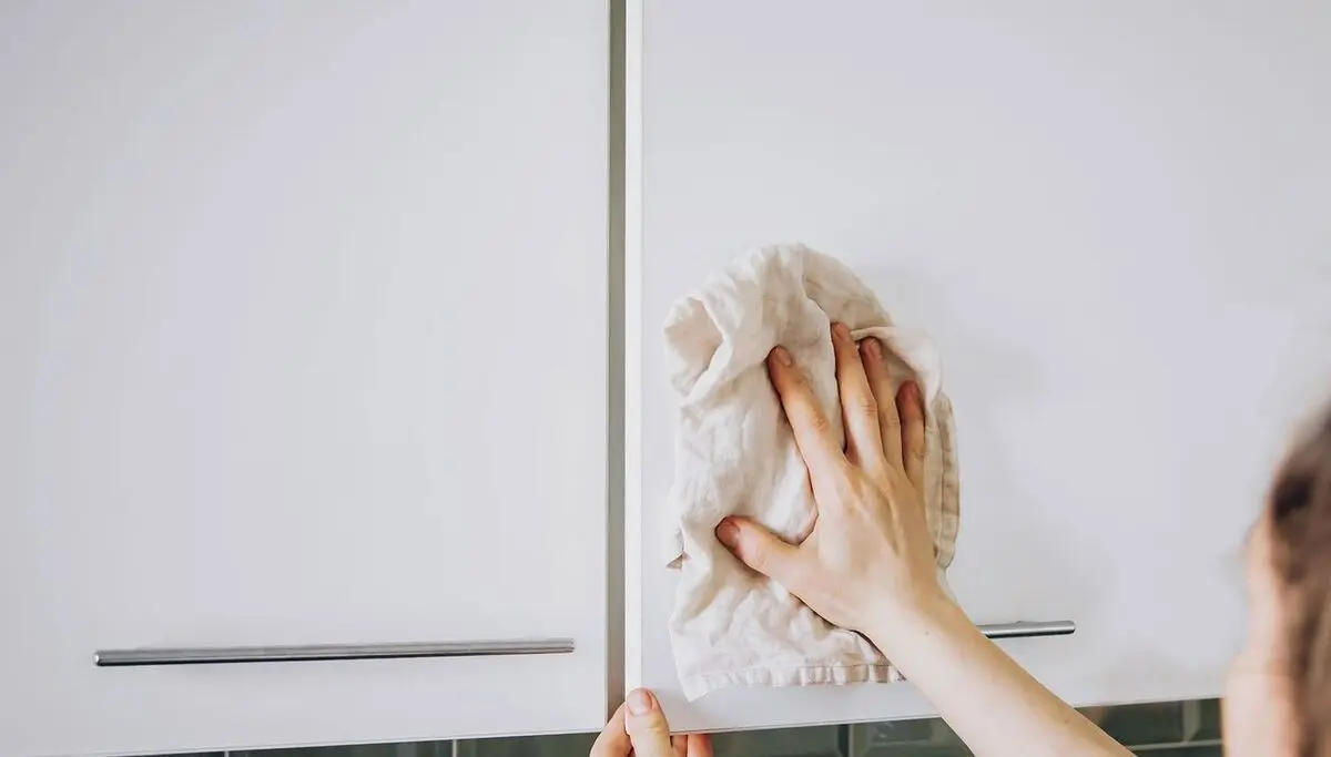 تمیز کردن کابینت ام دی اف