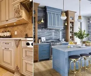 آشپزخونه قلب تپنده خونست باید خوشگل باشه/ با کابینت مدل رومی کلاسیک زندگیتو لاکچری کن