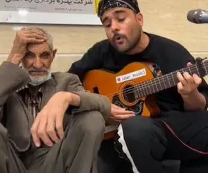 آواز خیابانی؛ پسره تو مترو زده زیر آواز طفلی پیرمرد حوصله نداره الانه که بزنه دهنش