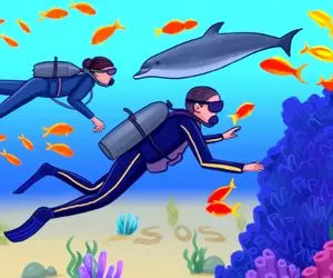 هوش تصویری؛ اگه ادعات میشه خیلی نابغه ای 4 تا اشتباه این عکس رو زیر 15 ثانیه پیدا کن!