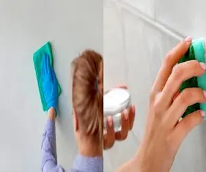 دیوار سفید و تمیز، حتی با بچه و مهمون‌ های بازیگوش/تمیز کردن دیوار سفید بدون دردسر 