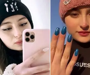 جلب توجه "نیکا فرقانی" با آرایش زنونه و عجیب چشاش؛ شُل حجابی مامانو بین!