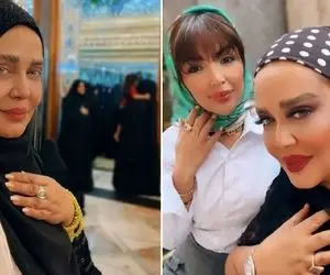 سخنرانی "بهاره رهنما" تو یجای معنوی با پیرسینگ و لاک؛ نگاه گیرای خانوم با چارقد عربیش!