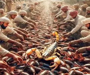 فرآوری عقرب؛ پرورش هزاران هزار عقرب واسه اینکه زهرش بگیرن و بفروشن به قیمت طلا
