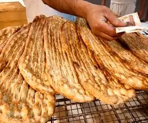 نان گران شد!/ نان سنگک تا ۶ هزار تومان فروخته می‌شود