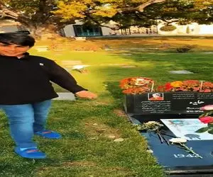 آواز خسروی؛ نوه پسری مرحومه صدا به ارث برده به یادش سلام سلام میخونه حنجره اش از طلاس