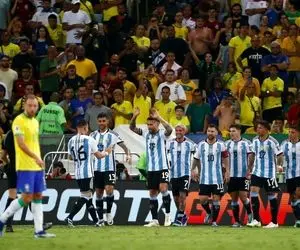 جنجال و درگیری در بازی برزیل - آرژانتین!