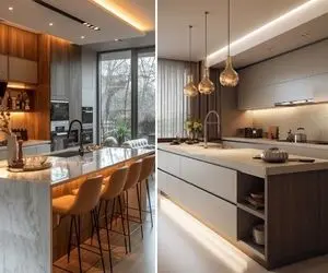 معرفی انواع آشپزخونه های شیک 2024 / با این کابینتا اونی که آشپزی دوست نداره هم میاد