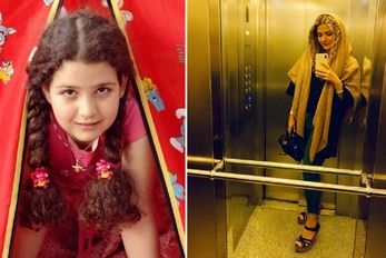 روژان آریامنش خوش رکاب بعد بیست سال / کپی برابر اصل بچگیشه ولی با سی کیلو زیبایی