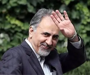 (عکس) محمدعلی نجفی شهردار سابق تهران در مراسم ختم مادر محمد عطریانفر