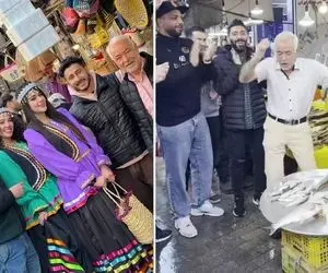 آواز دیش دیش؛ صادق بوقی به جای آو آو آو اینبار با خانومای خوش لباس بشکن بشکنه میخونه