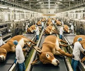 فرآوری خر؛ خر که فرتوت شد گوش تا گوش میبرن برا پولسازی