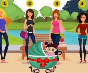 هوش تصویری؛ اگه فکر میکنی عند باهوشایی سریع بگو کدوم از این خانومای جذاب مادر نوزاد؟