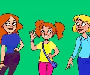 هوش تصویری؛ اگه ادعات میشه که تیزهوشی بگو کدوم از خانوما مادر این دختر گیس حنایی؟