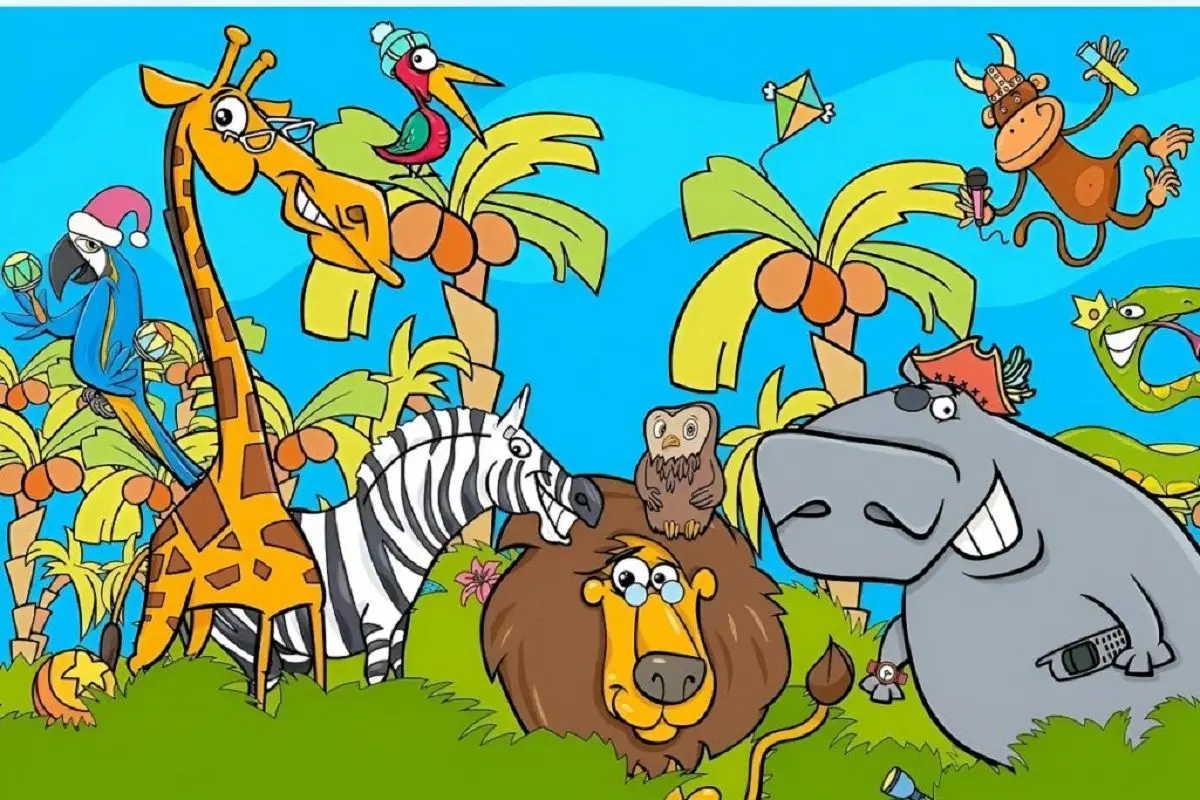 تست-بینایی-یافتن-ساعت-مچی-در-مهمانی-حیوانات-1024x683