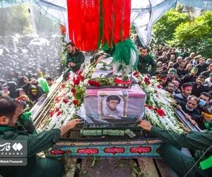 تشییع پیکر شهید مدافع حرم «عباس آسمیه» 