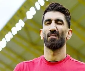 بیرانوند از بازی مقابل استقلال تاجیکستان محروم می شود؟