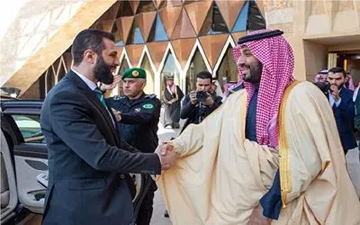 جولانی در ریاض با محمد بن سلمان دیدار کرد + جزئیات