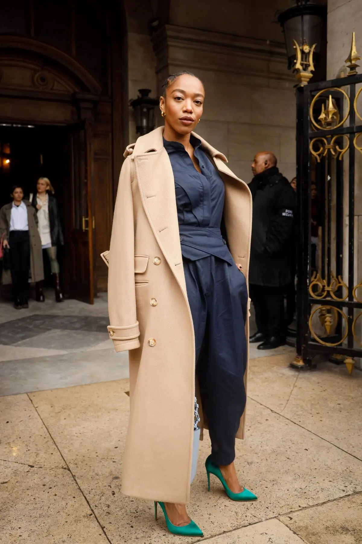Blue and Khaki-