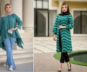 بهار با مانتو سبز تیپ بزن؛ خوشگل خانوم اگه مانتوشُ نداری با اکسسوری هاش خااااص شو