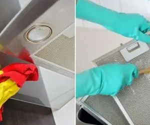 بهترین شوینده های تمیز کننده و چربی زدا هود آشپزخانه/ شیشه و استیل بدنه مثل روز اول