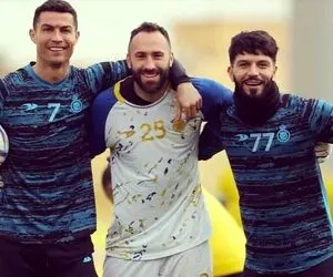 (عکس) پیام جذاب بازیکن استقلال به رونالدو