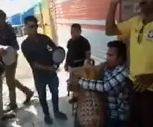 آواز شاد؛ این آقا یطوری نی انبون میزنه که افسرده هم باشی میای وسط بندری میزنی