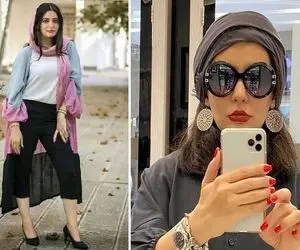 وقتی لیندا کیانی مانتوش آب رفت و خط قرمز مرمزاش هوتوتو شد؛ رفیقش باردار یا تُپل!