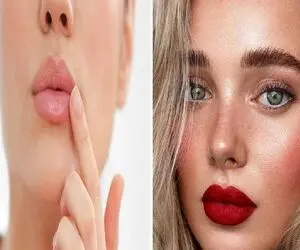 شیدینگ و قرمز کردن لب با مواد طبیعی در خانه / پرتقالو بخور پوستشو بیار برا خوشگلاسیون