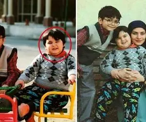 آریا نرج آبادی در بچه مهندس / بچگی رسول بعد شیش سال شده یه پسر بورِ اسب سوار