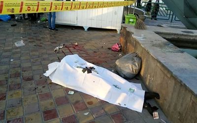 جزئیات مرگ 2 مرد تهرانی در پیاده رو ترمینال خاوران + عکس