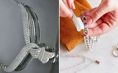 ترفند براق کردن انگشتر و اکسسوری های نقره کدر شده با کمک خمیردندان تنها در 2 دقیقه