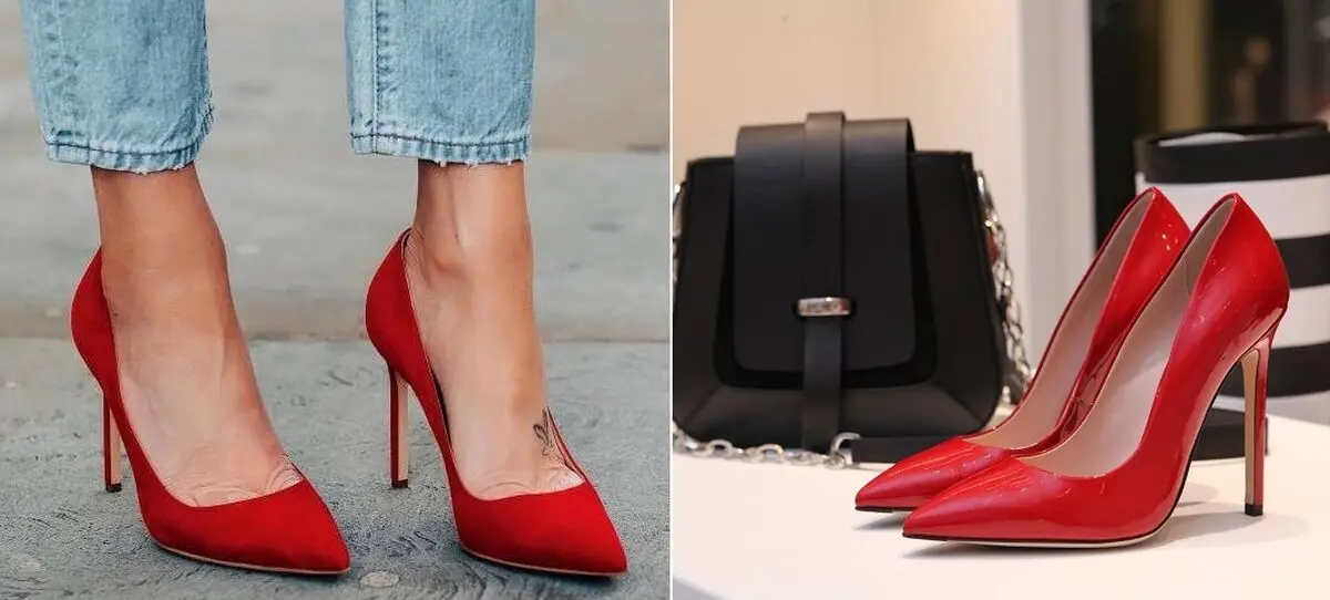 High heel shoes