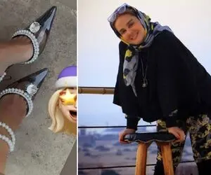 "بهاره رهنما" باز صدای همه رو درآورد؛ اون از لیفت خفنش اینم از کفش شیشه ای!