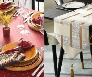  رومیزی های طرح داری که دل می برن/ تاثیر رومیزی در دکوراسیون بیشتر از اونه که فکر کنی